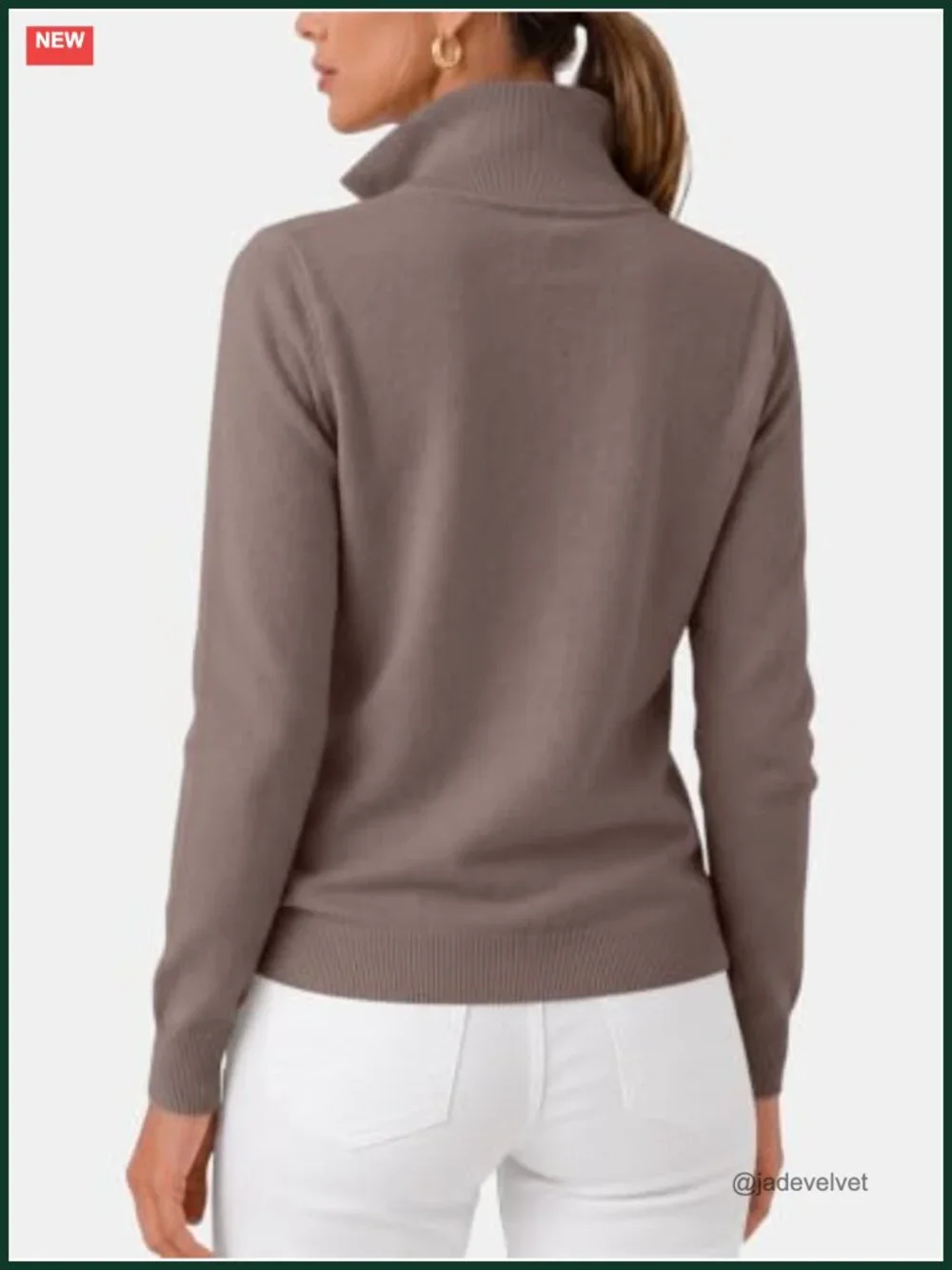 Women's Knit Button Polo Pullover Sweater Long Sleeve Casual Lightweight